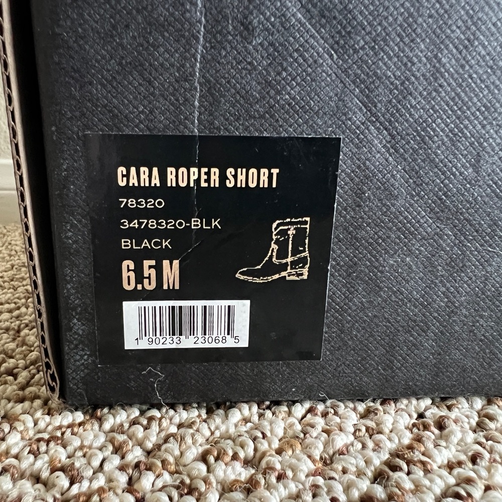 Frye Cara Roper Short Boot, size 6.5 - Picture 2 of 16